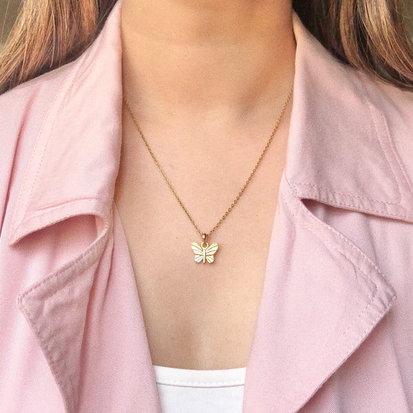 Collar mariposa.
