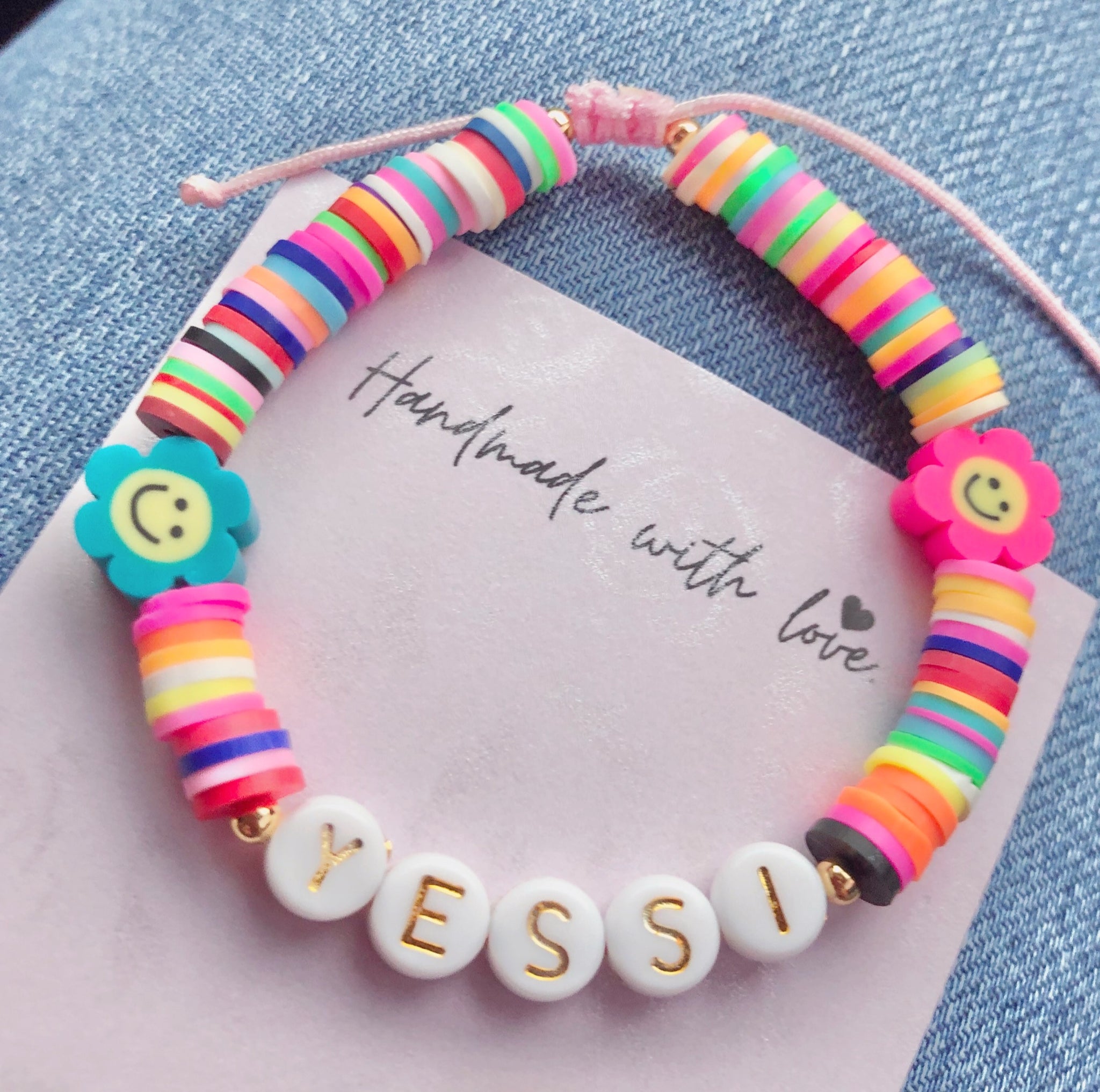 Pulsera fimos personalizada.