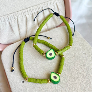 Pulsera aguacate.
